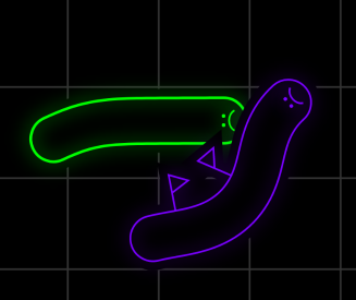 wormgame main screenshot, enlarged